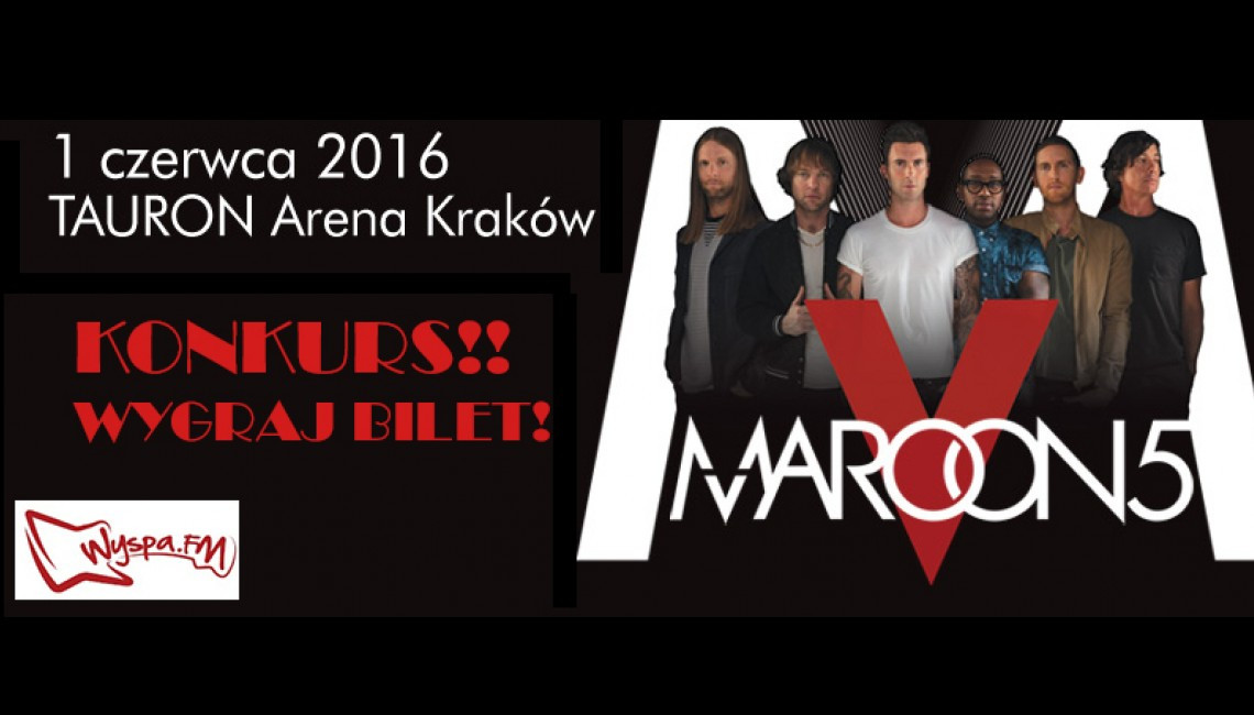 Rozwiązanie konkursu - wygraj bilet na Maroon 5