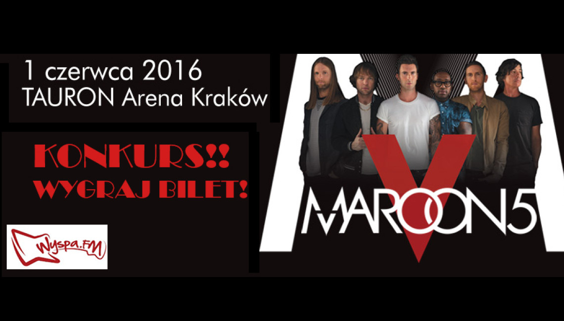 Wygraj bilet na koncert Maroon 5!