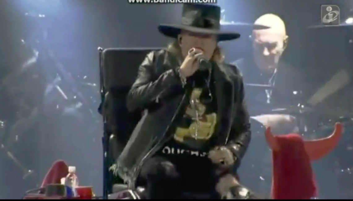 Mamy nagrania koncertu Axl'a Rose z AC/DC!