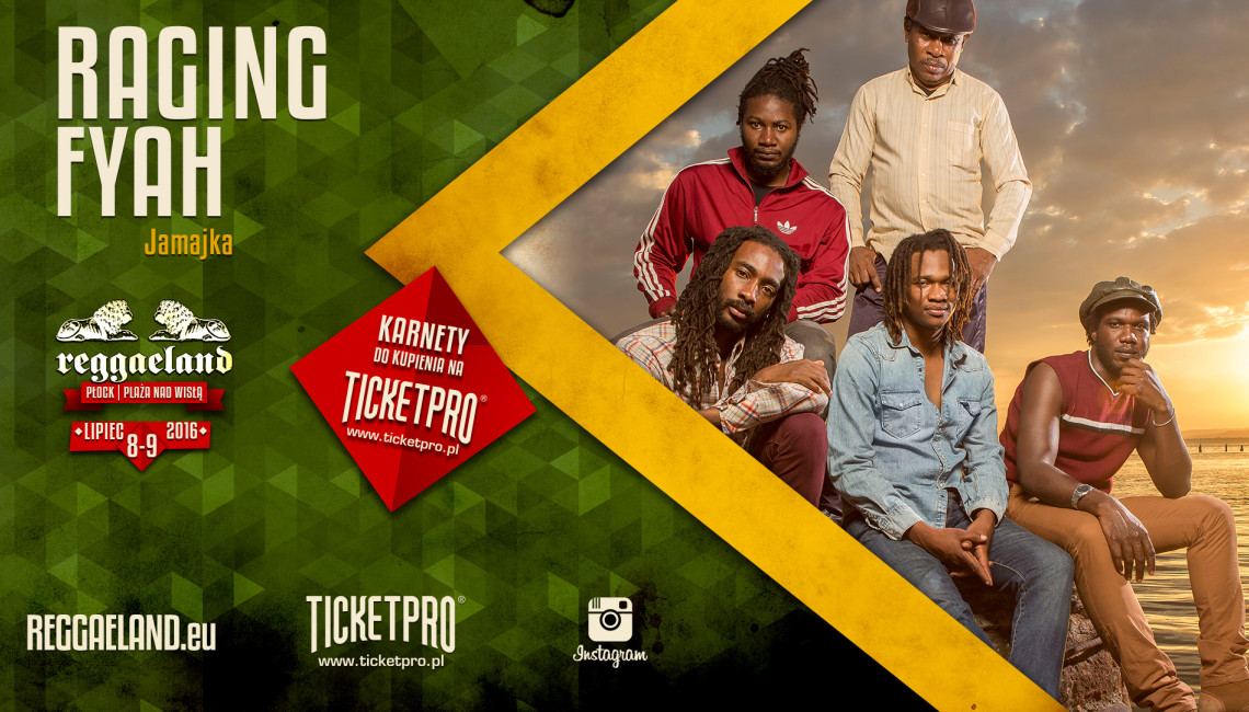 Jamajski Raging Fyah w lipcu na płockiej plaży