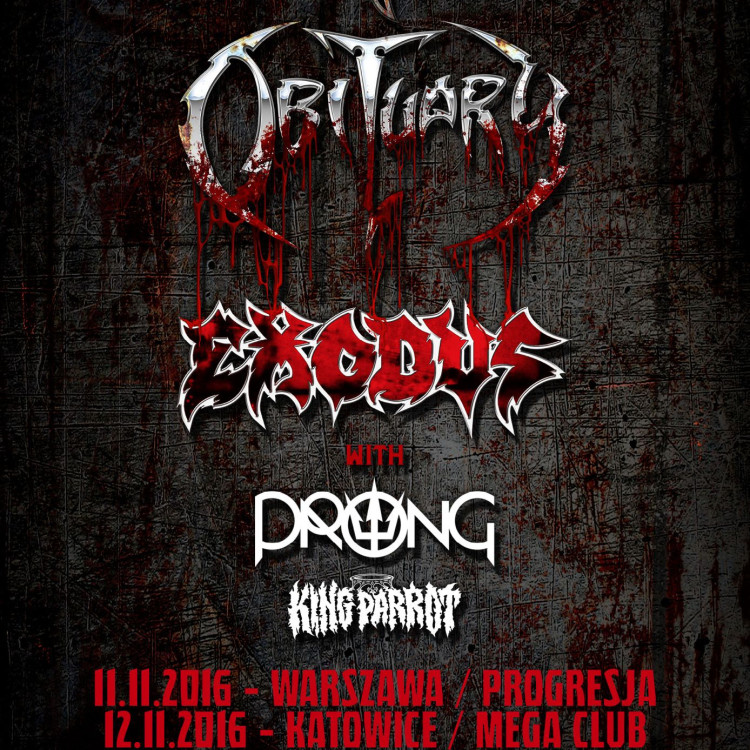  Obituary – zobacz zapis koncertu na Graspop 2016! Polskie koncerty w listopadzie