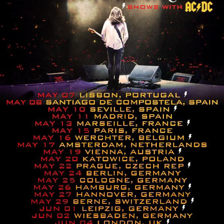 Tyler Bryant & the Shakedown na trasie z AC/DC