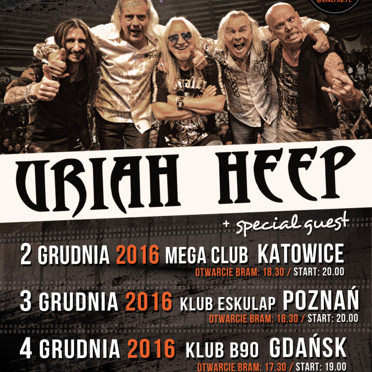Uriah Heep - giganci rocka na 3 koncertach w Polsce