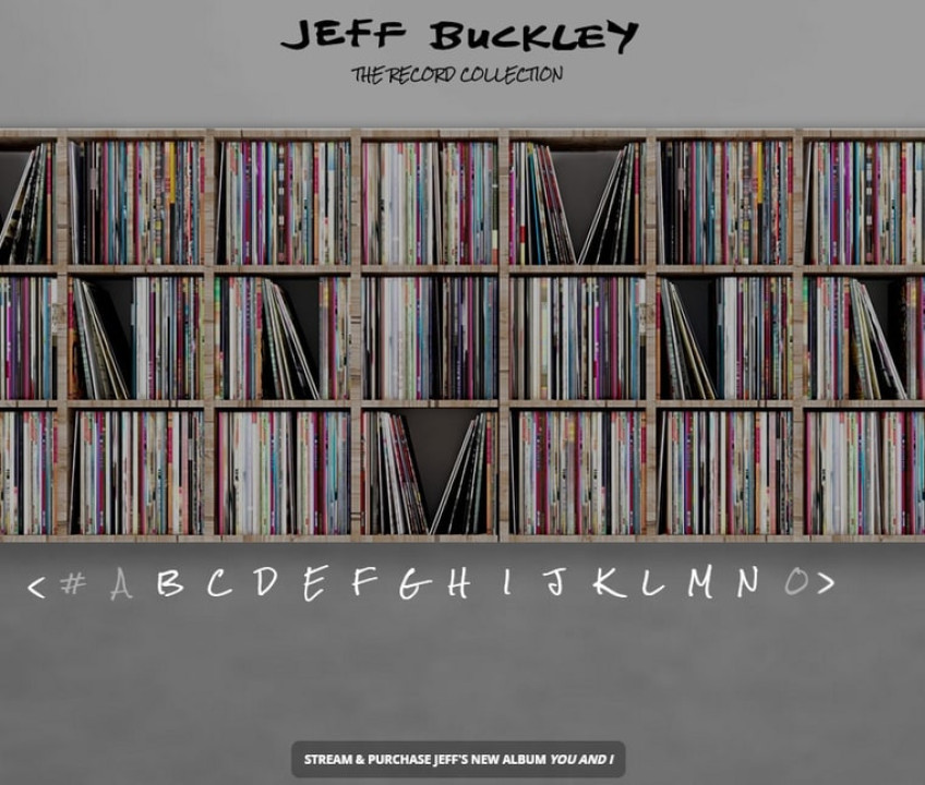 Jeff Buckley: The Record Collection - Niezwykła muzyczna strona internetowa